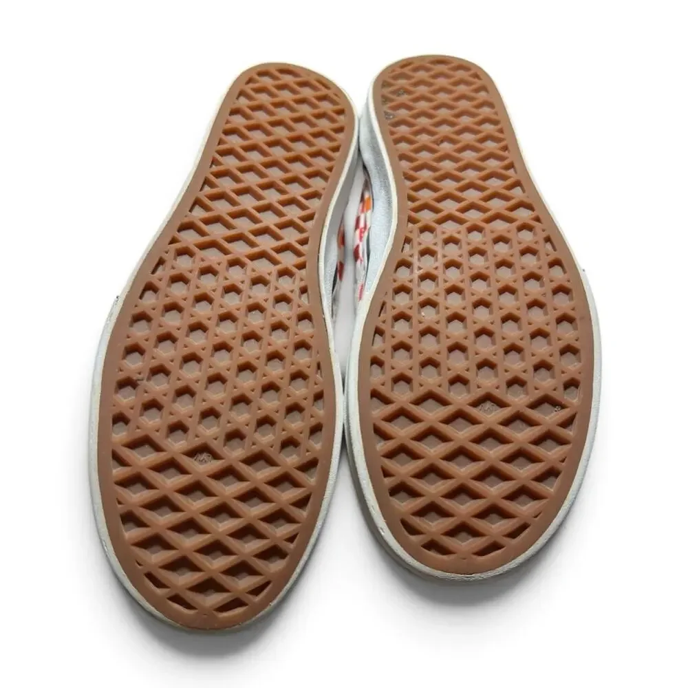 Vans Classic Slip-on Rainbow Checkerboard Kids Shoes Size 3